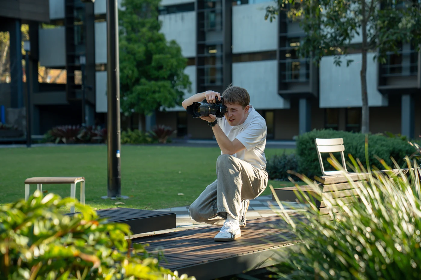 Owen with gimbal rig